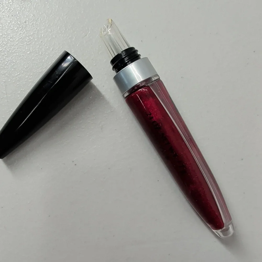 Mary Kay NouriShine Lip Gloss Ruby Red Shimmer .24 oz 7g High Shine Liquid Lip